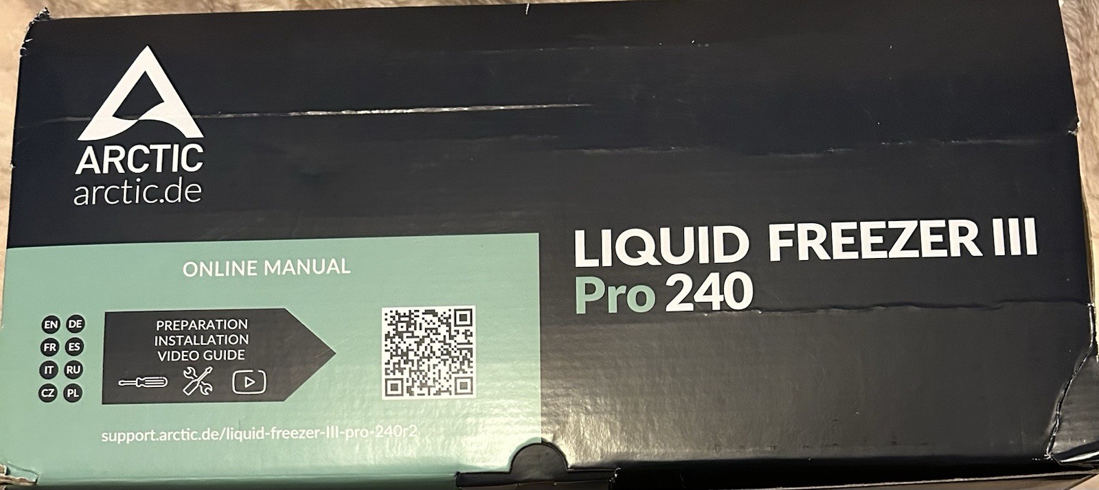 Arctic Liquid Freezer III Pro 240 AIO CPU Cooler Water Cooling Black ACFRE00178A