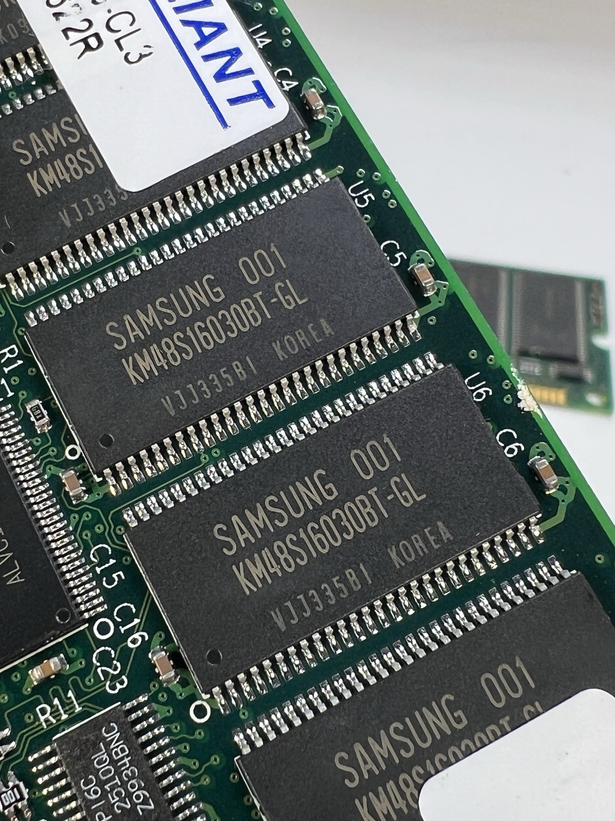 Lot of 9 Vintage SDRAM Memory Modules Mixed Brands PC100 PC133 ECC
