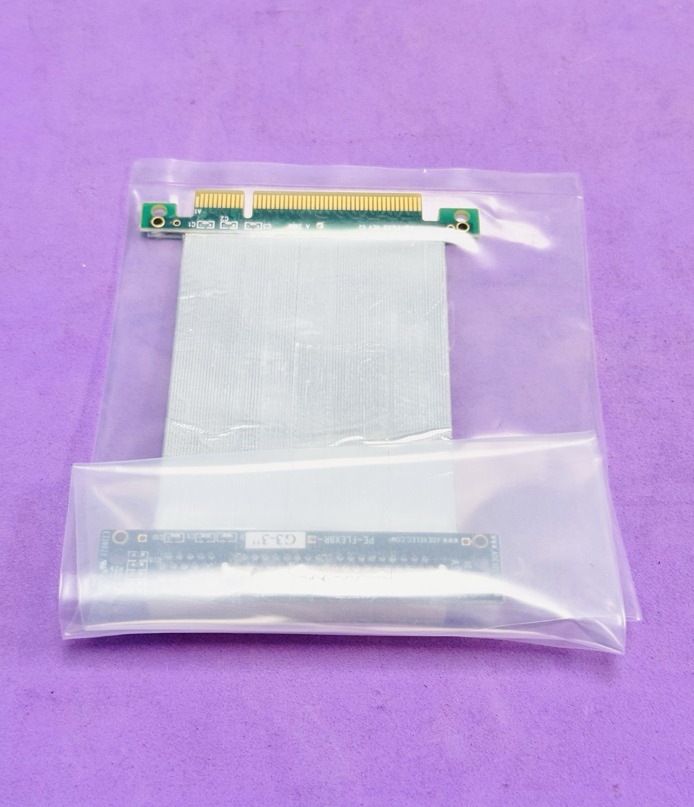 ADEX 3″ Electronics PE-FLEX8R-G3-3″ PB-PEX8 Rev 02 Flexible Cable Extender Card