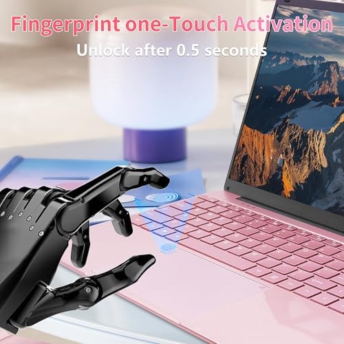 15.6″ Laptop Computer for Work and Study, 16GB RAM 256GB 16G+256GB Rose Gold