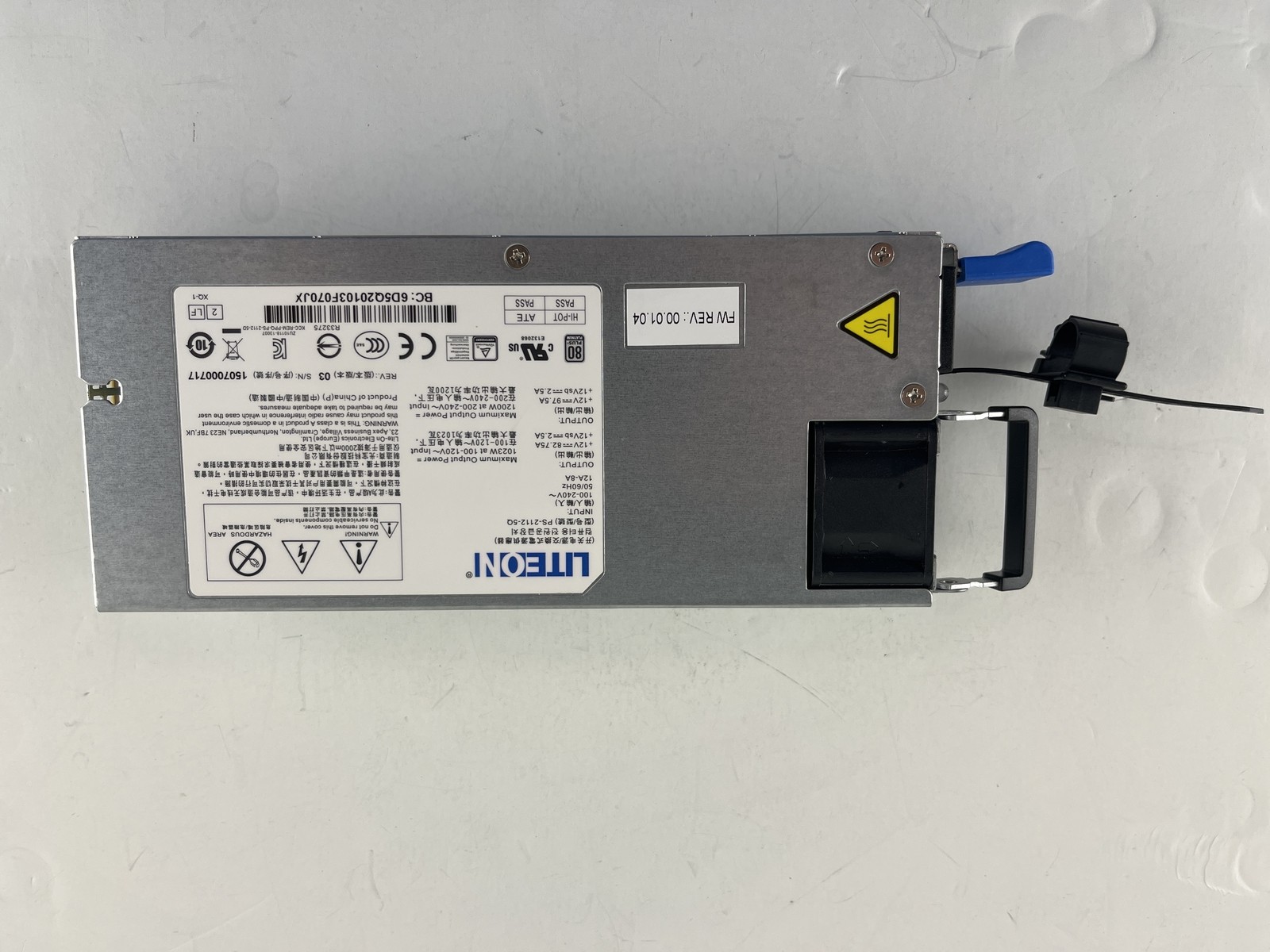 PS-2112-5Q2-LF REV:03 Delta 1200W power supply PS-2112-5Q2-LF REV:03