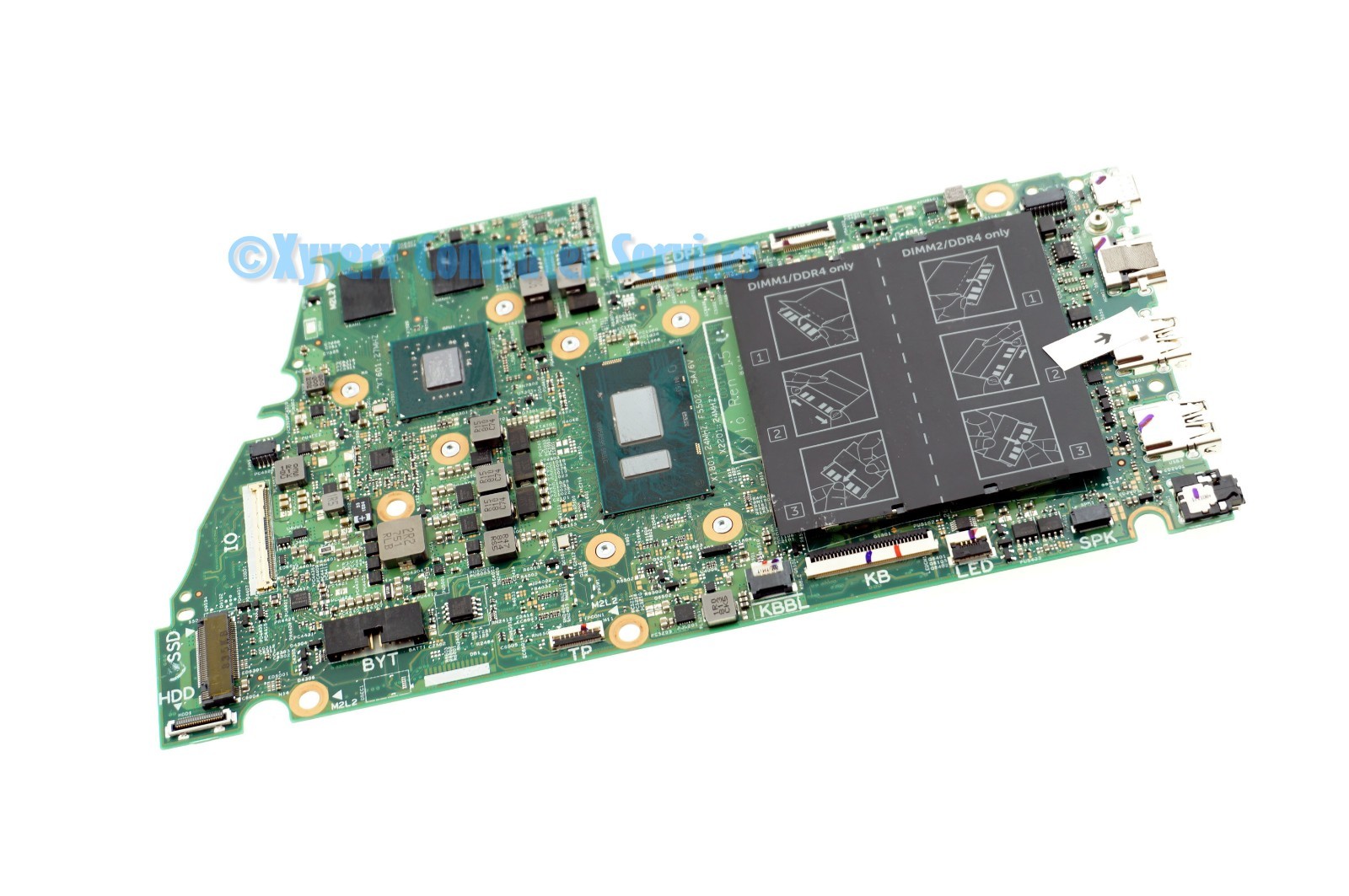 XW62N GENUINE DELL MOTHERBOARD I7-8550U NVIDIA 940MX 7573 P70F (C)(READ)(AC54)