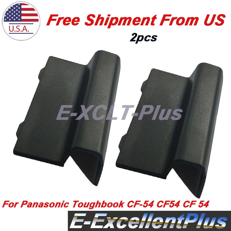 2PCS Main Hinge Cover Replace For Panasonic Toughbook CF-54 CF54 CF 54 Black