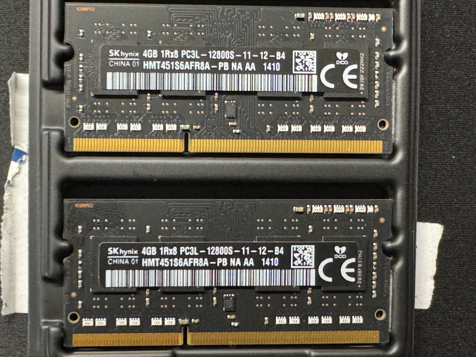 SKhynix 2x4GB 1Rx8 PC3L-12800 Laptop SODIMM RAM Memory HMT451S6AFR8A-PB iMac