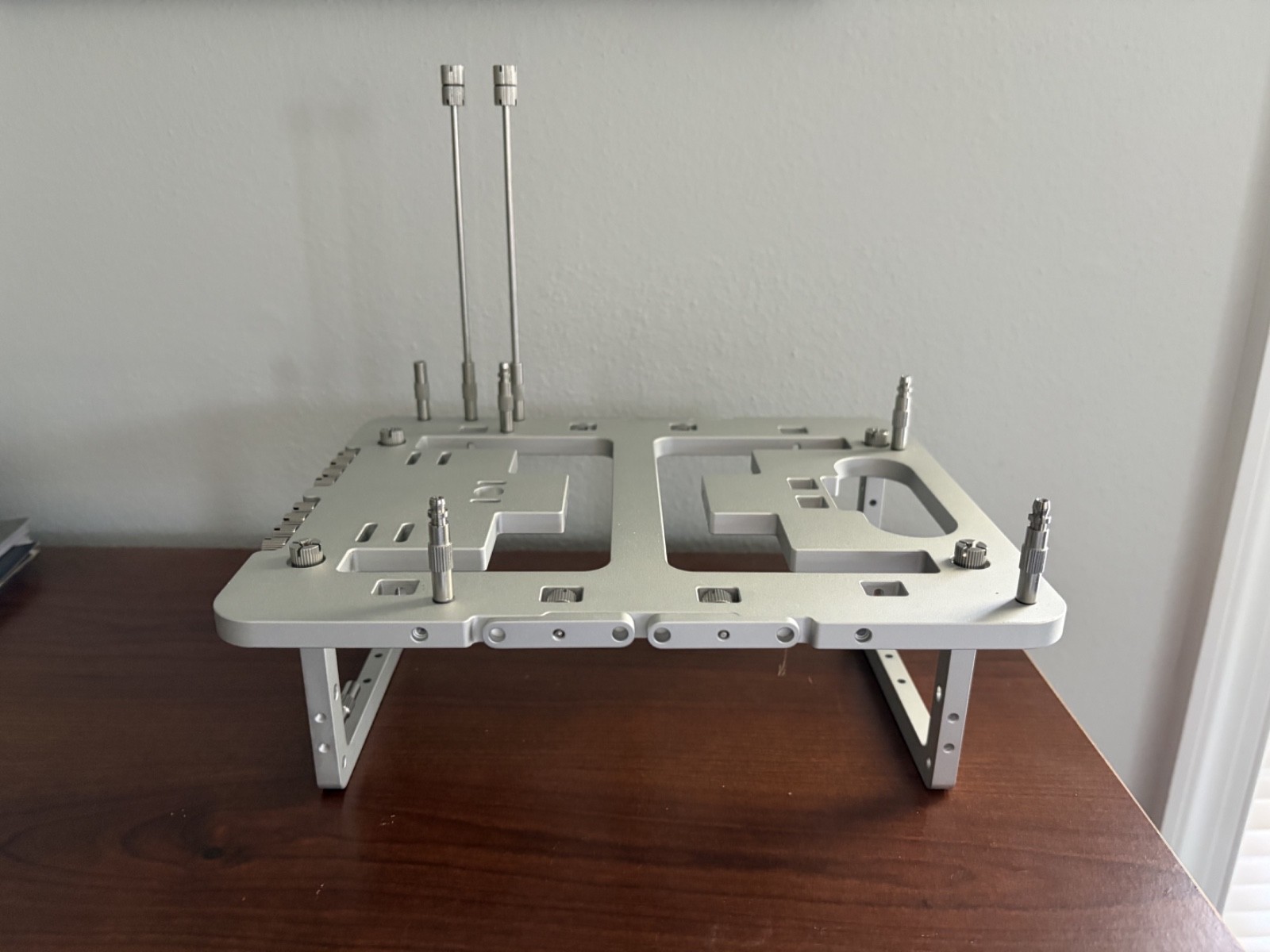 Streacom Open Benchtable BC1 Mini 1.0 Silver Aluminum ITX Motherboard Used.
