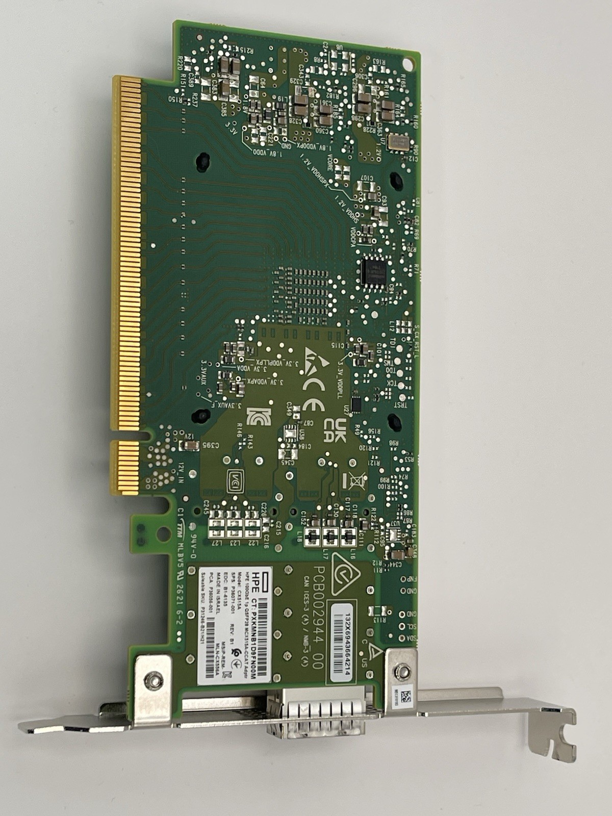 P31246-B21 HPE ETHERNET 100GB 1-PORT QSFP28 PCIE3 X16 MCX515A-CCAT ADAPTER