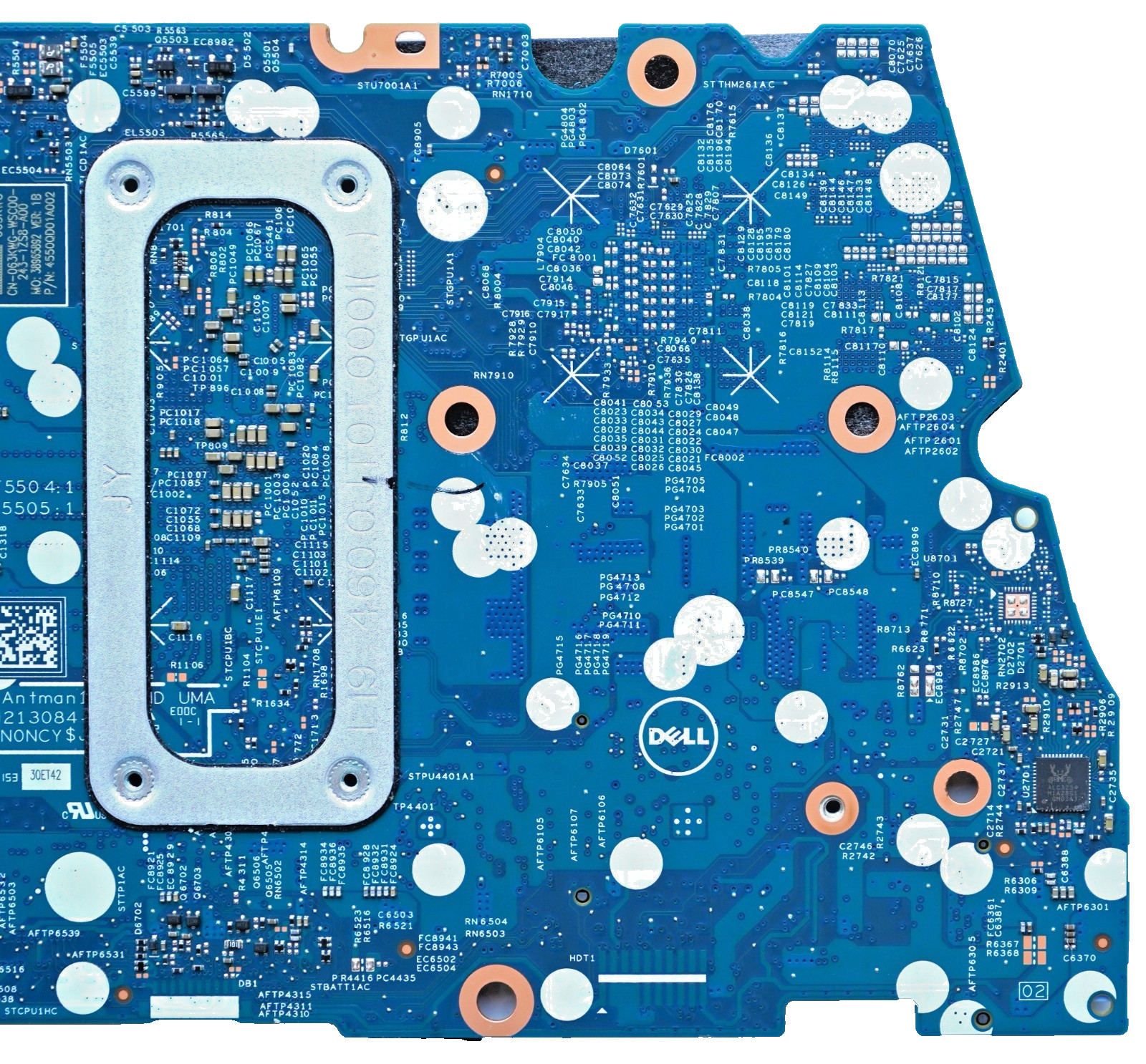 ✅️63KWG For Dell Inspiron 14 7425 2-in-1 Ryzen 7 5825U 213084-1 Motherboard✅