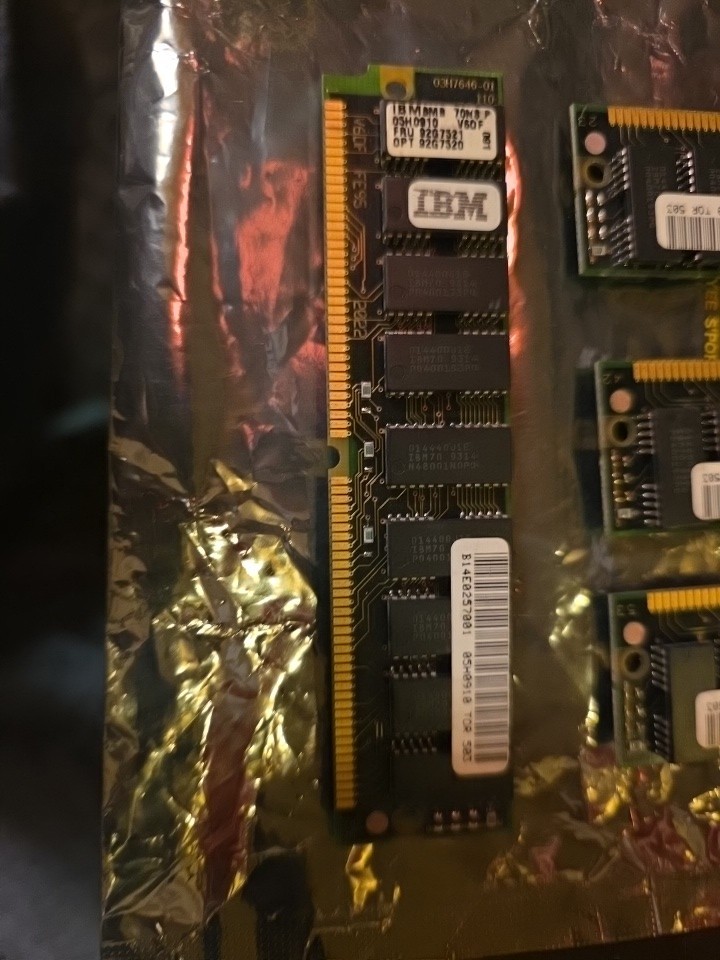 2x 8MB 2Mx40 ECC 72-pin 60ns FPM Parity SIMM Memory 16MB PC RAM Parity IBM #91