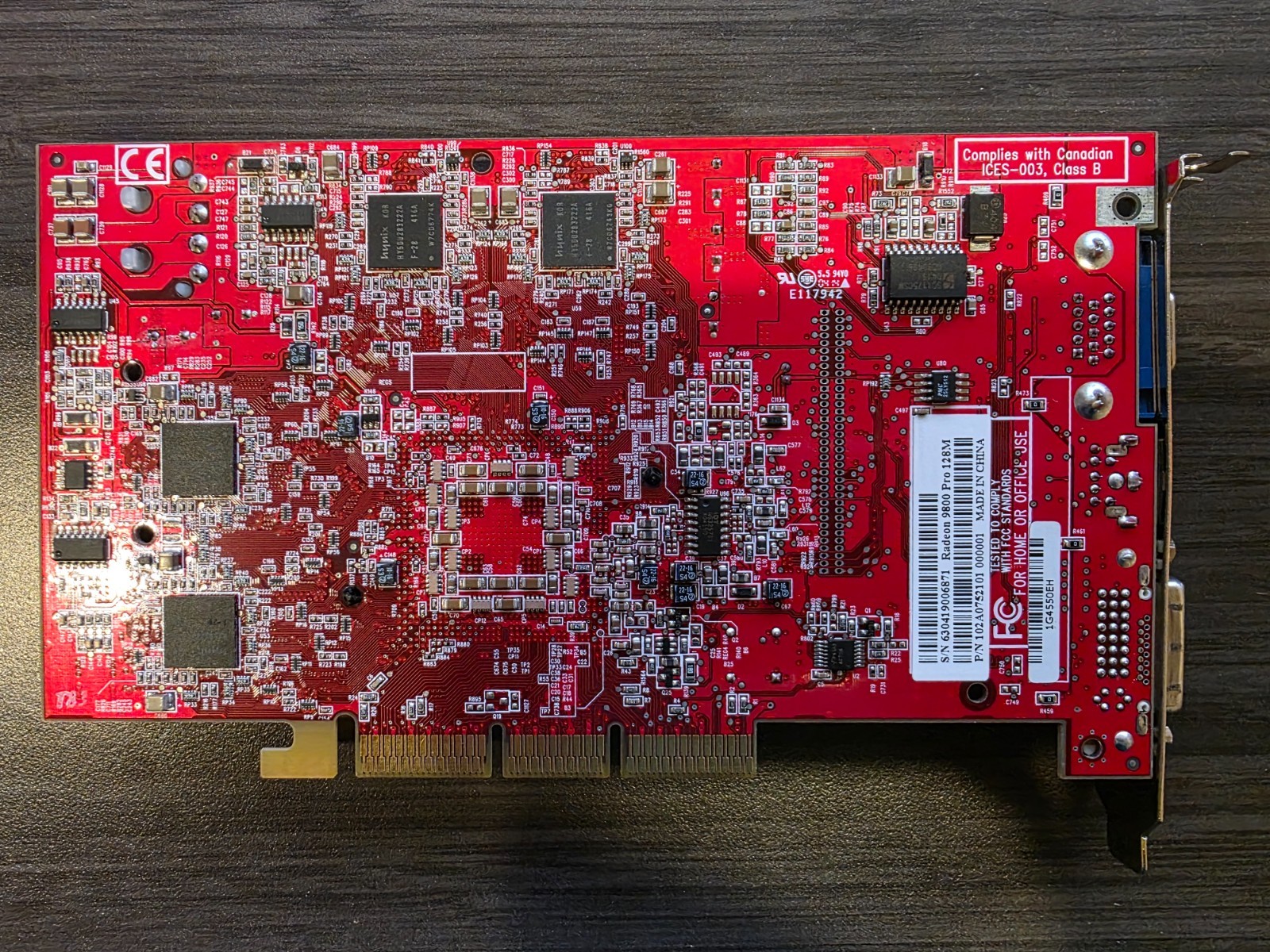 ATI Radeon 9800 Pro 128MB AGP GPU
