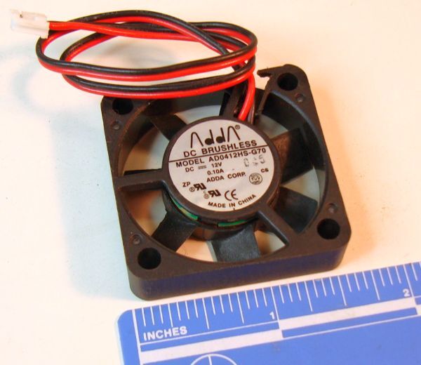 NEW ADDA 12 VDC COOLING FAN AD0412HS-G70, 40 x 10 mm mini muffin (5-50 pcs)