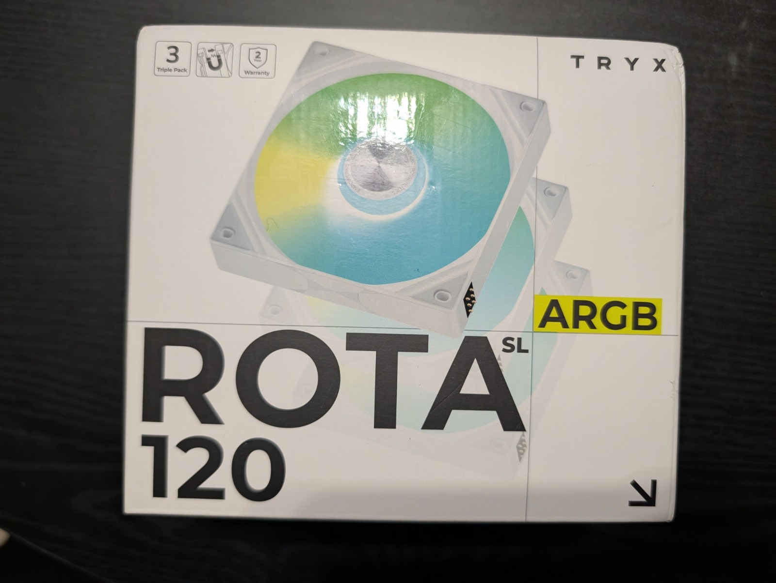 TRYX Rota SL ARGB 120mm PC Case Fan Triple Pack