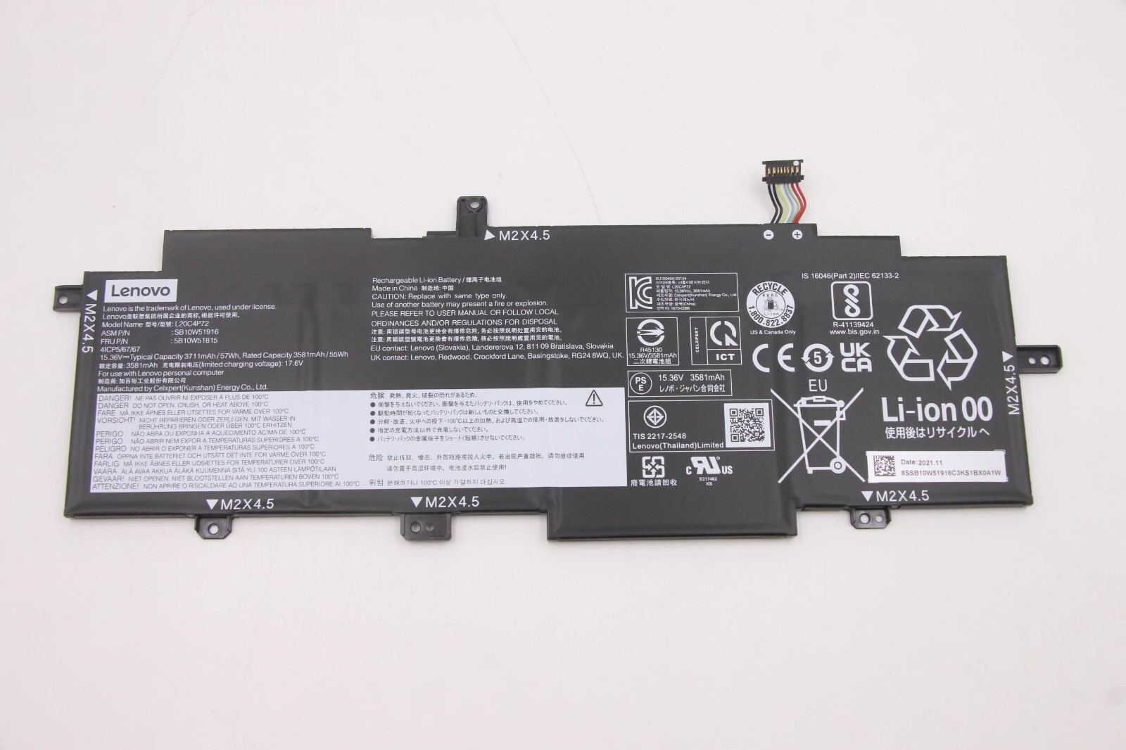 Brand New Original Lenovo Battery FRU 5B10W51815 for T14s Gen 2