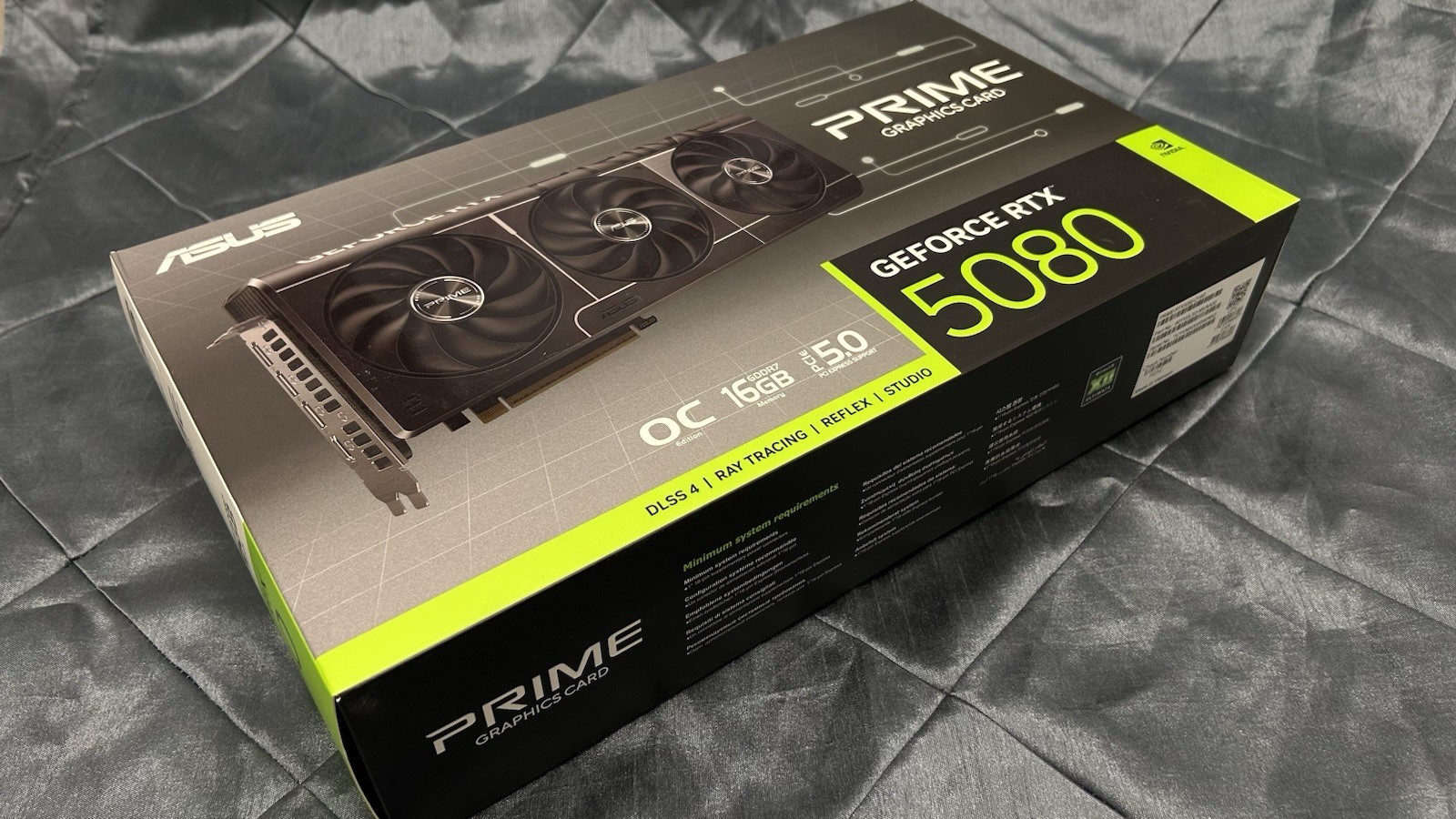 ASUS Prime GeForce RTX 5080 Original Retail (((( Box ONLY & Packing )))))))$