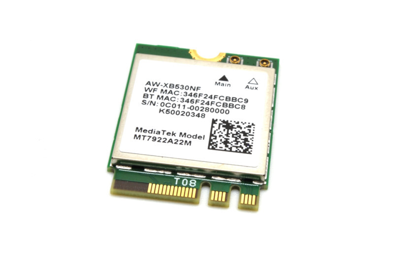 MT7922A22M – WIFI6E AX + bt5.2 (2 2) m.2 2230
