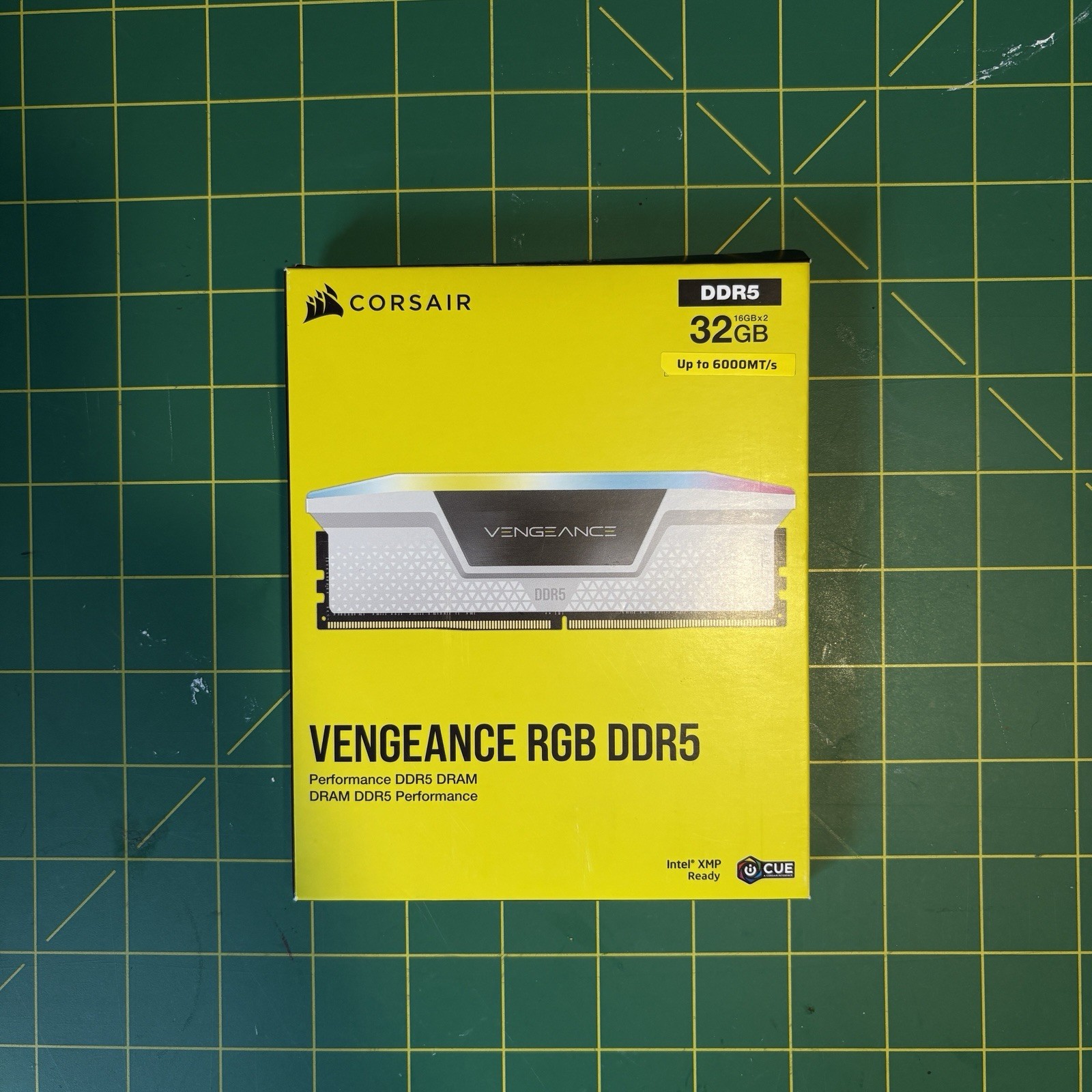 Corsair Vengeance RGB DDR5 RAM 32GB (2x16GB) 6000MHz In White for PC Desktop