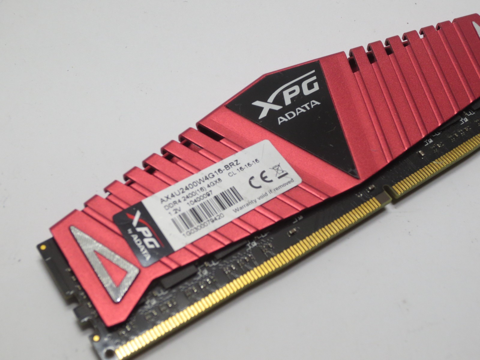 ADATA XPG 4GB PC4-27200 DDR4 Computer RAM, AX4U3400W4G15-BRZ