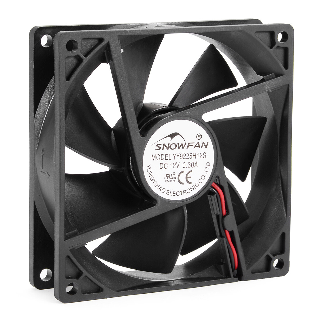 92mm x 25mm 12V DC Cooling Fan Long Life Sleeve Bearing Computer Case Fan