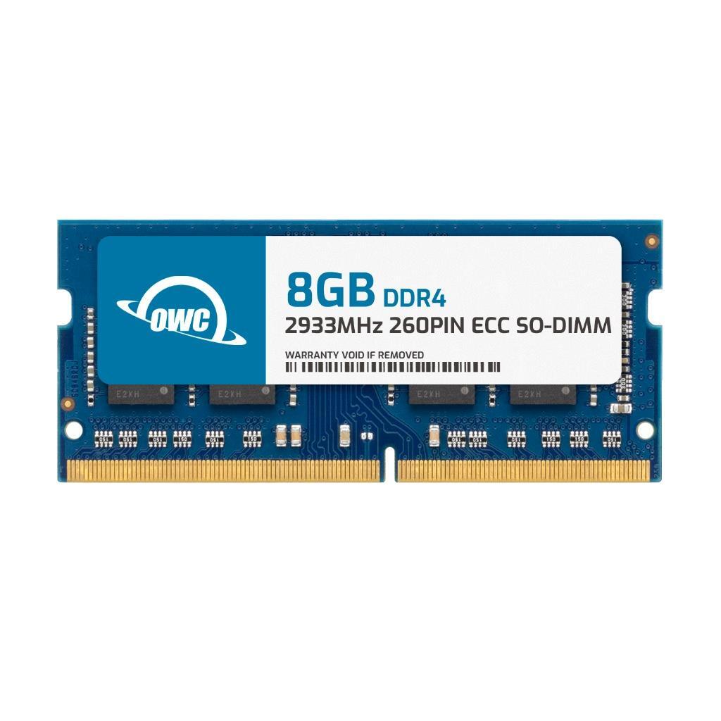 OWC 8GB DDR4 2933MHz 1Rx8 ECC Unbuffered SODIMM 260pin Memory RAM