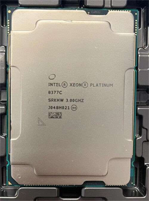 Intel Xeon 8377C CPU 32 core 3.0Ghz Processors TDP 330W support Optane