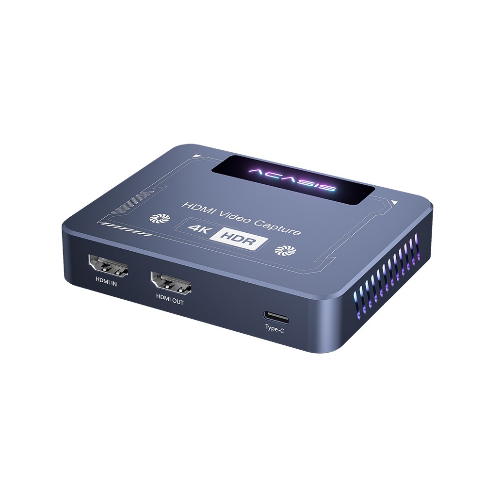 ACASIS 4K HDR HDMI Video Capture Card USB Type-C 5Gbps for Gaming & Recording