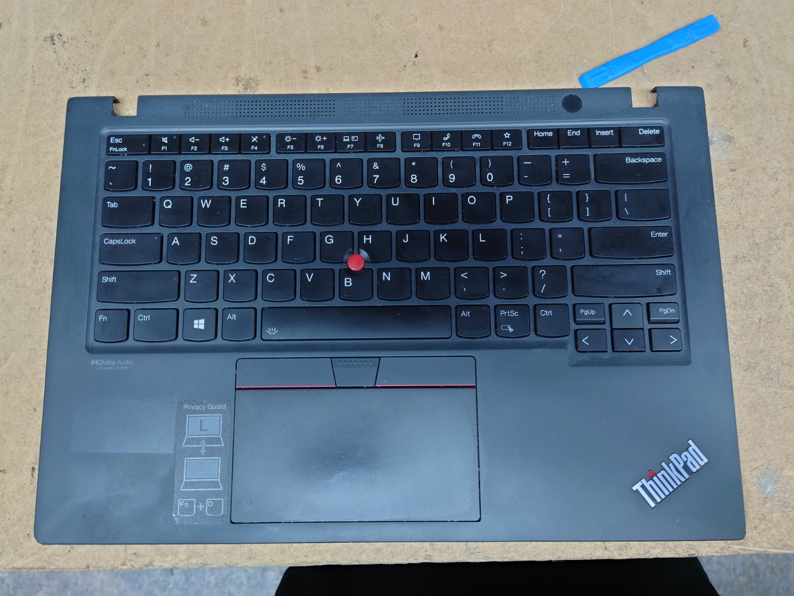Lenovo Thinkpad T14s Gen 2 Palm rest Touchpad Keyboard