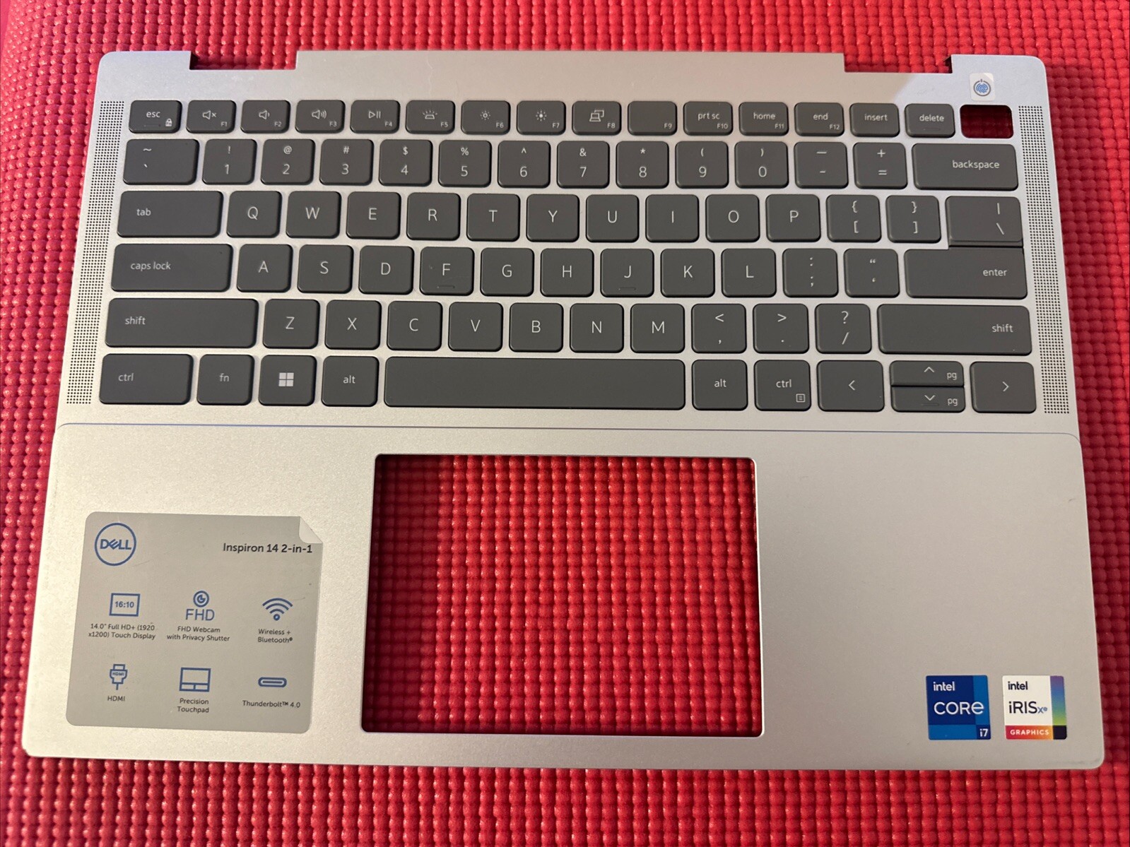 Dell Inspiron 7435 7430 2-in-1 Laptop Us/Eng Kbd Palmrest 0MF0F1 MF0F1 B98