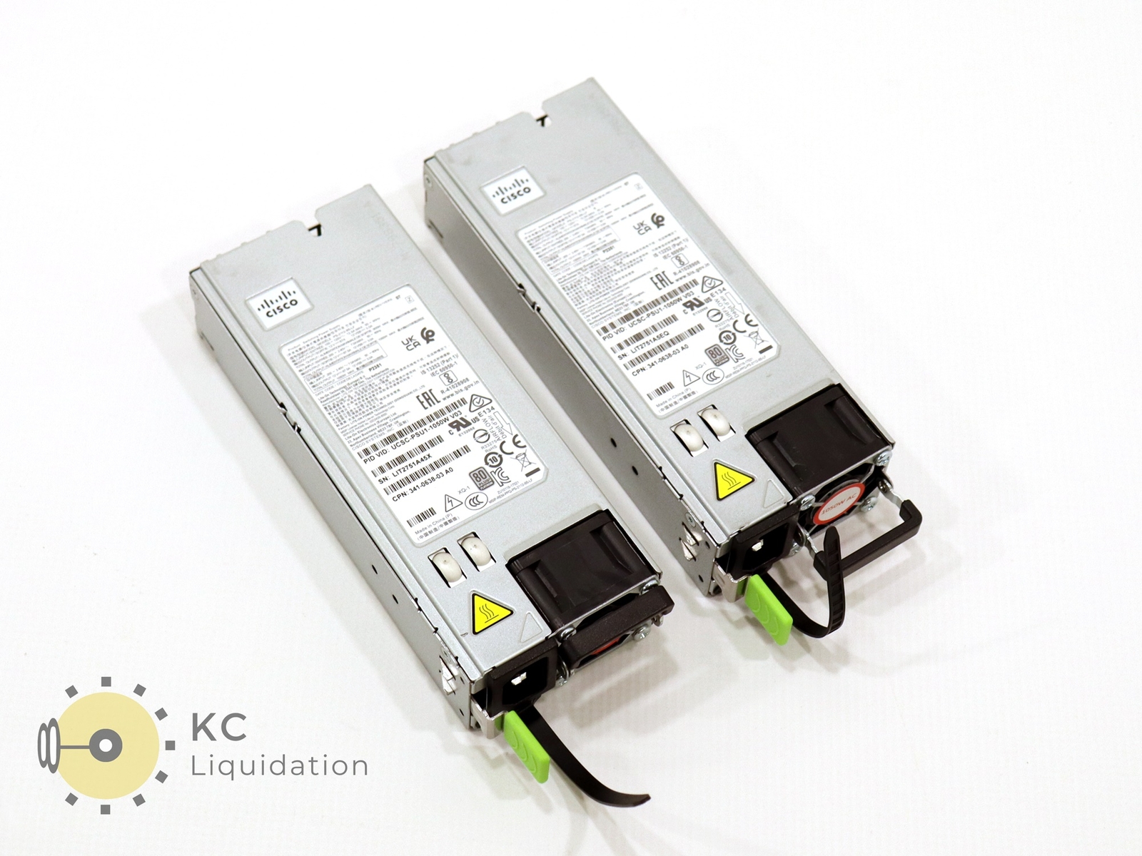 Lot of 2 – Cisco Switching Power Supply PS-2112-9S-LF AC Server Unit PSU 1050W