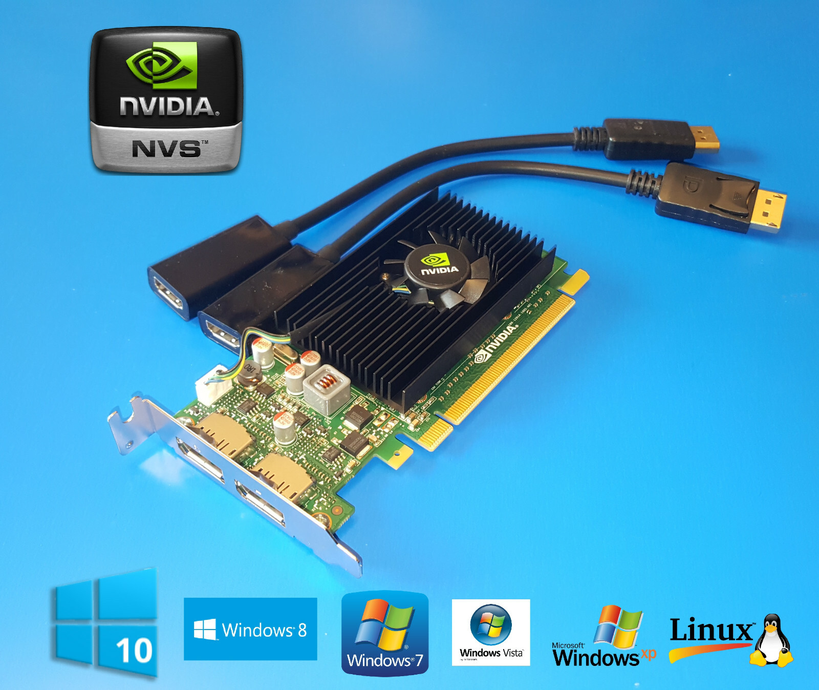 HP z200 z210 z220 z230 z240 z2 G4 SFF Workstation Video Graphics + Dual HDMI