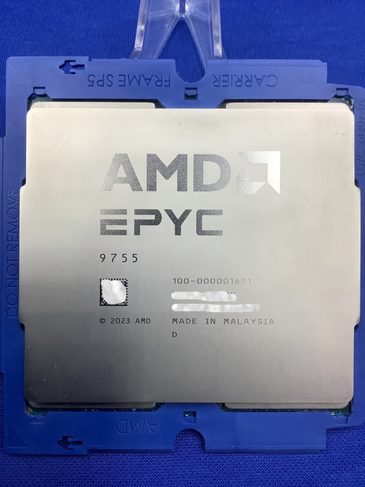 AMD EPYC 9755 128Core 2.70GHz 512MB Socket SP5 CPU 100-000001691 UNLOCK