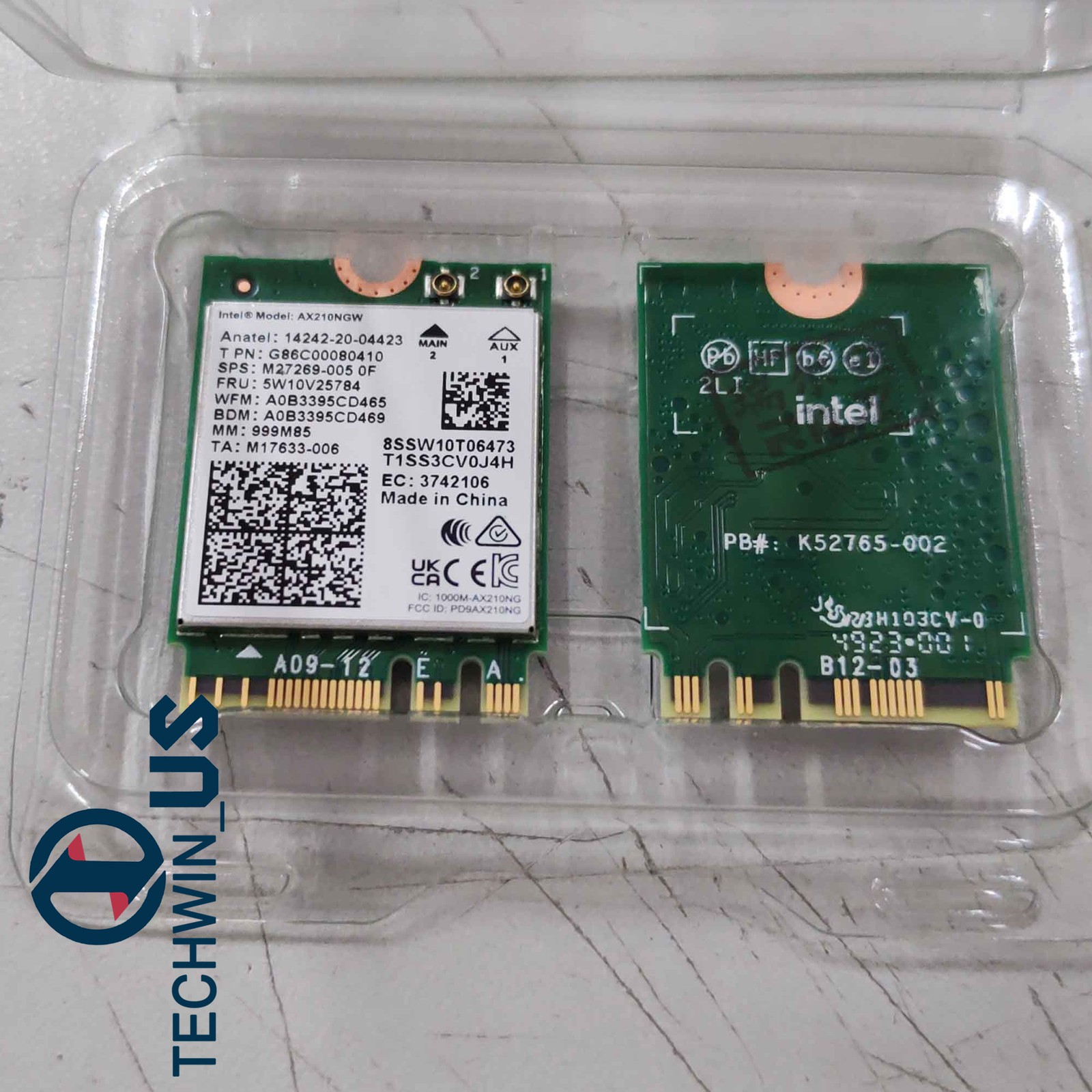 WiFi 6E Wireless Card Intel AX210 NGW Bluetooth 5.3 Tri-Band 5400Mbps Network