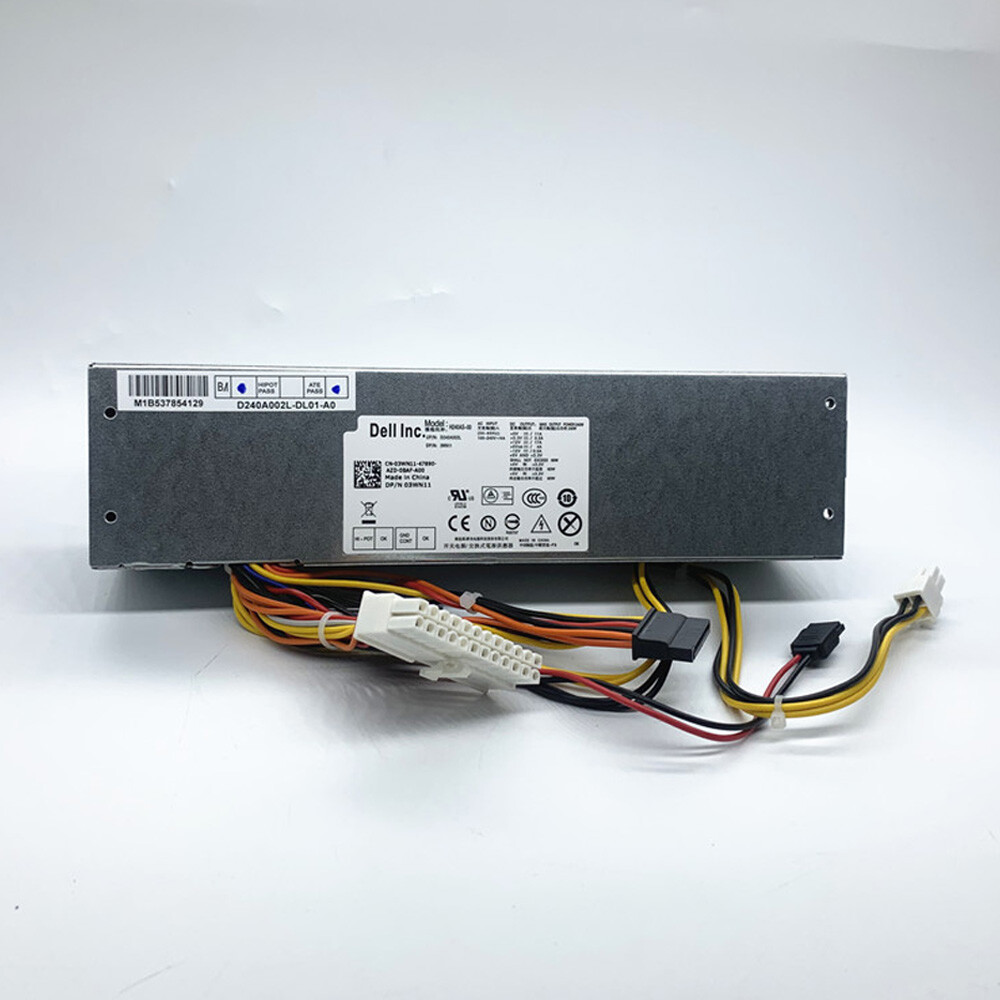 2TXYM RV1C4 3WN11 FOR Dell Optiplex 3010 7010 9010 390 790 990 240W Power Supply