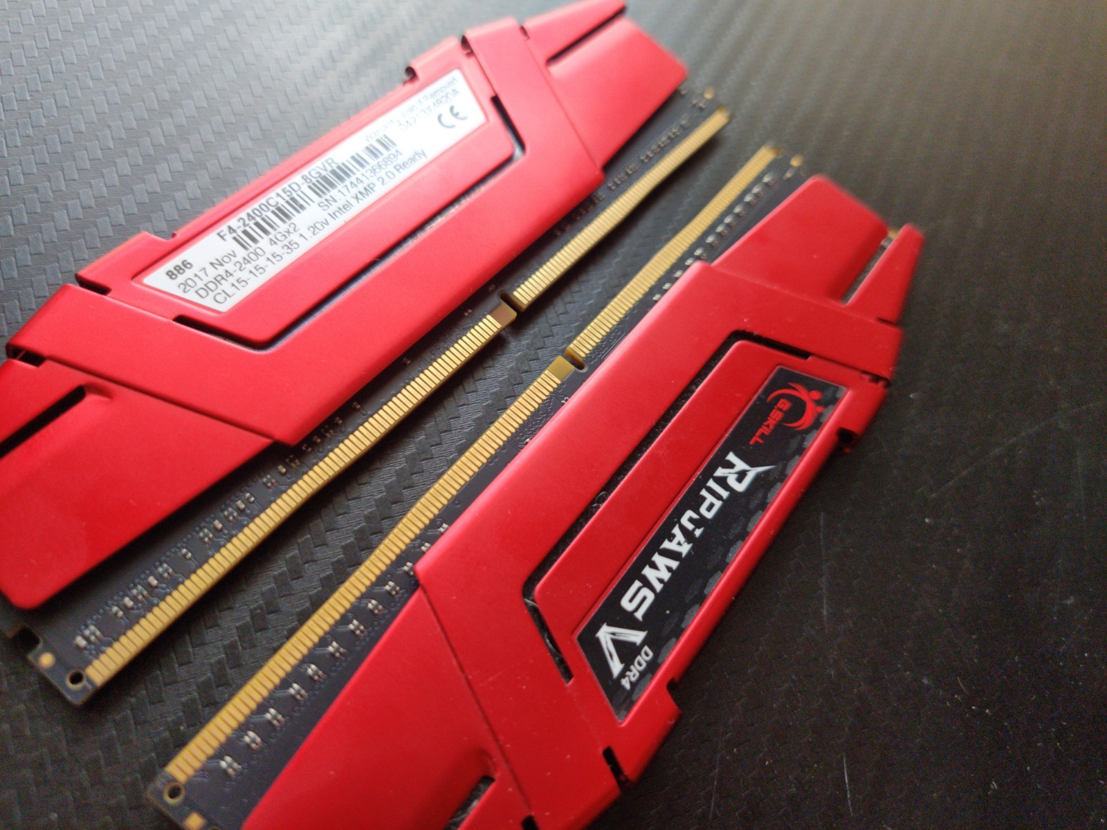 G.SKILL Ripjaws V DDR4-2400 8GB (2x4GB) RAM [TESTED WORKING]