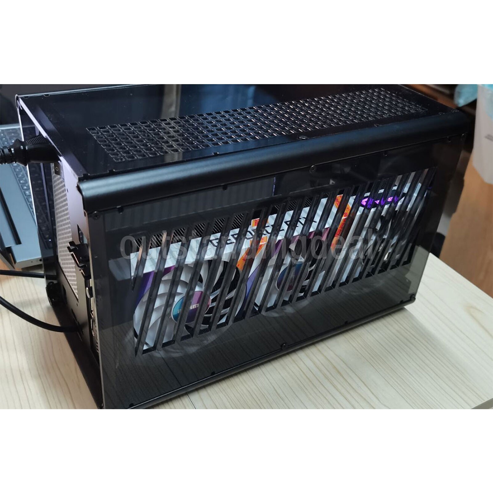 Mini Graphics Card Box + GPU Dock + 100cm USB4 Data Cable for Thunderbolt 4 & 3