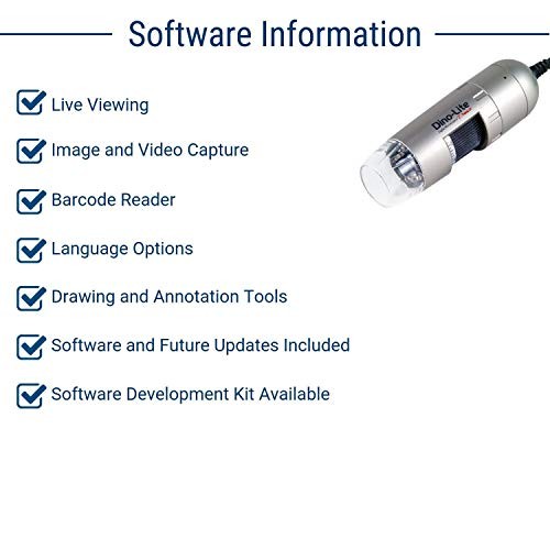 USB Digital Microscope AM3111-0.3MP, 10x – 50x, 230x Optical Magnification, 8