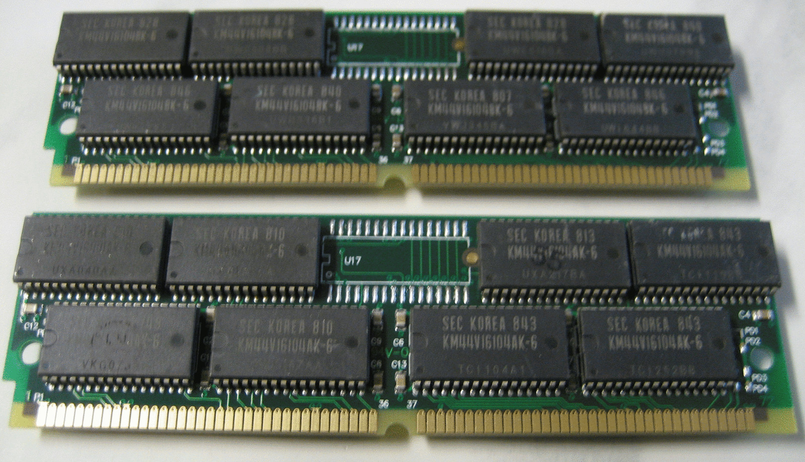 128MB 2x 64MB EDO DRAM SIMM 72p Memory RAM 72pin 16×4 ICs 60ns
