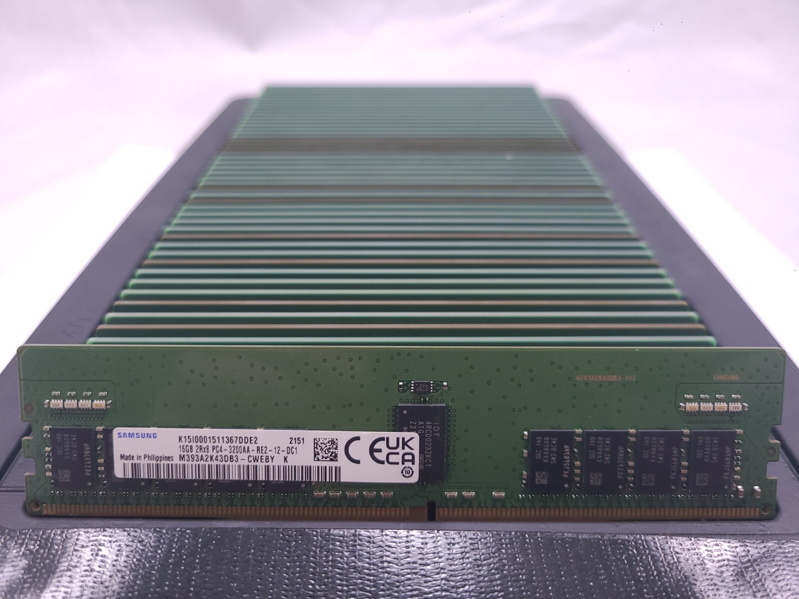 LOT 50 MAJOR BRAND 16GB 2Rx8 DDR4 PC4-3200 25600MB/s ECC REG SERVER MEMORY RAM