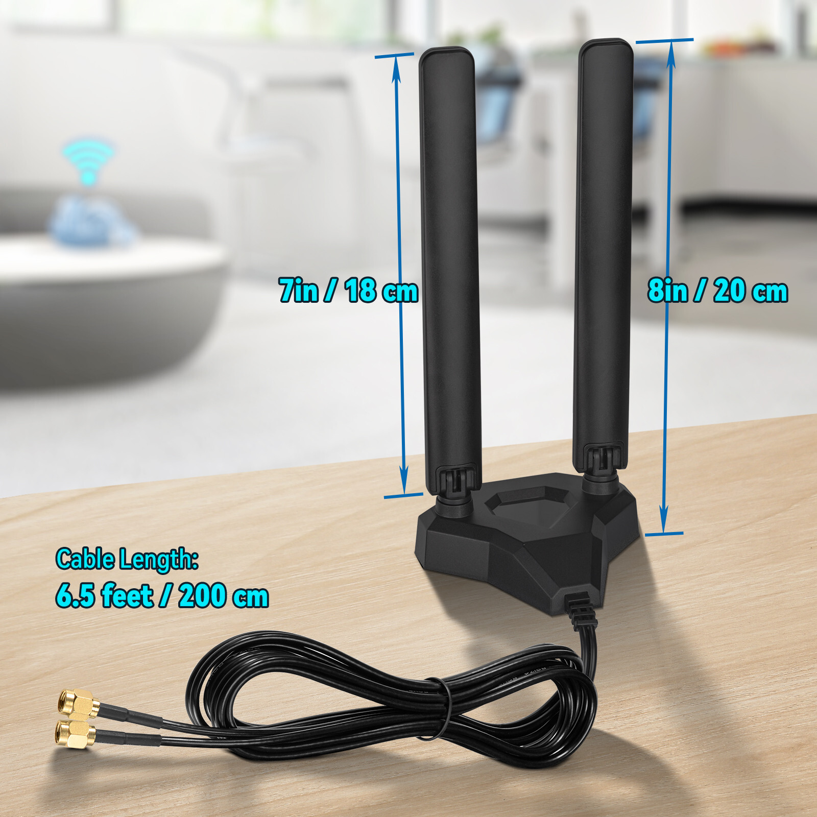 AX210 WiFi 6E PCI-E Network Adapter Card Bluetooth 5.3 Wifi Antenna for Desktop