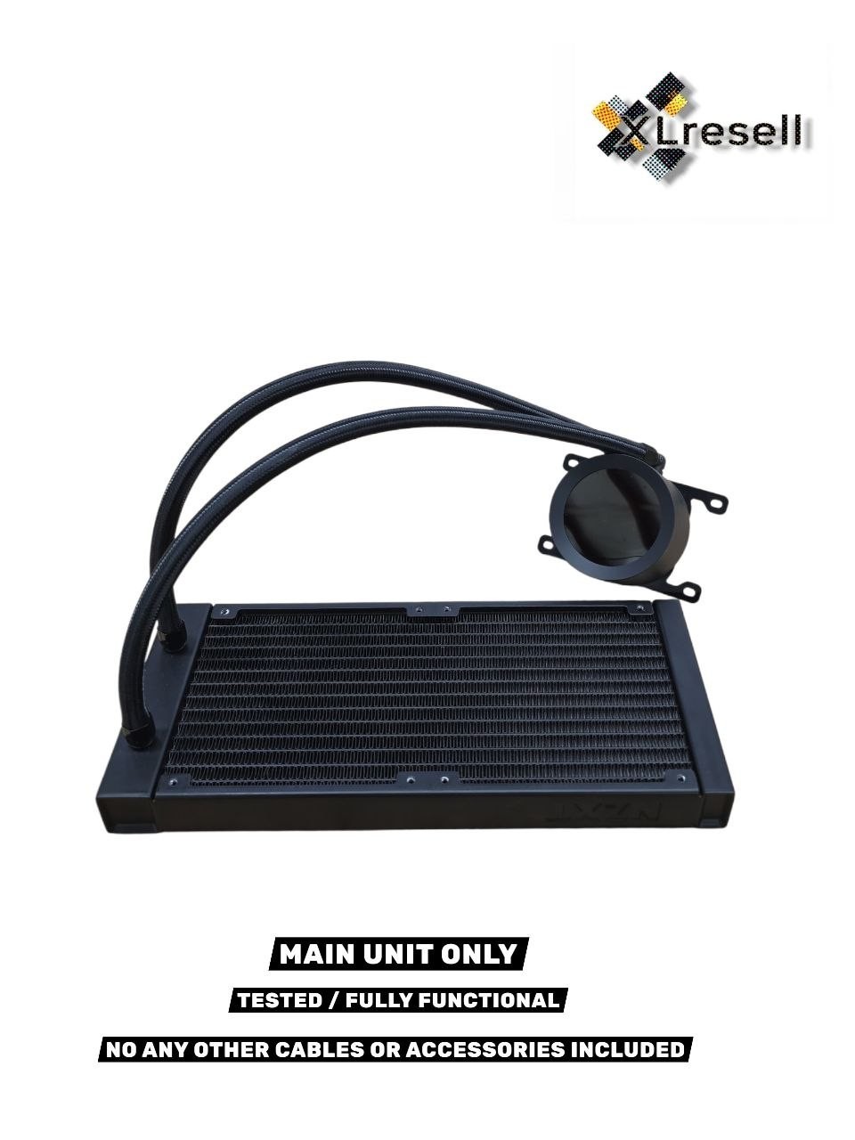 NZXT Kraken Plus 240mm CPU Liquid Cooler 2x120mm Fans 1.54″ LCD Black