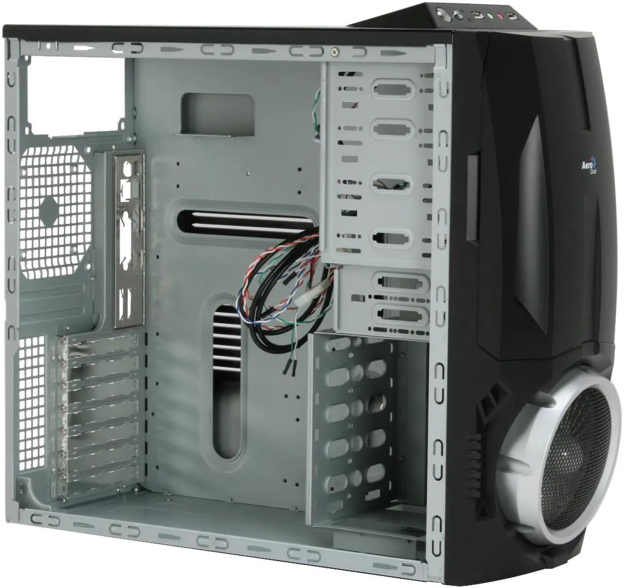 AeroCool AeroEngine Plus – BK Black 0.6mm SECC steel ATX Mid Tower Computer Case