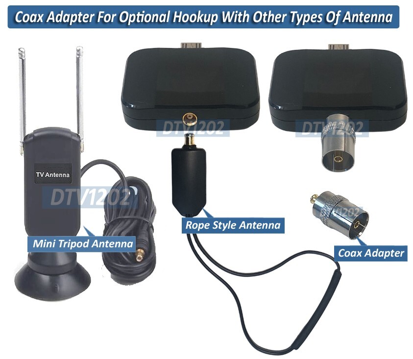 Mini Over-The-Air TV Tuner For Android-Based Tablet Smart Phone TV Box