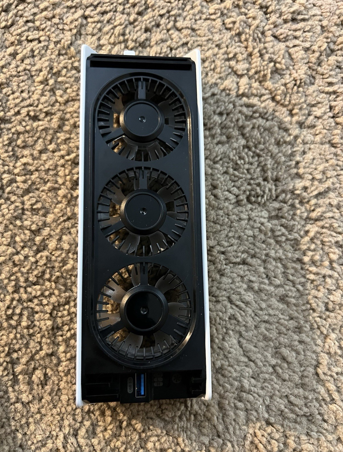 PS5 Cooling Fan, MEQI PS5 Accessories Upgraded Quiet Cooler Fan with LED Light