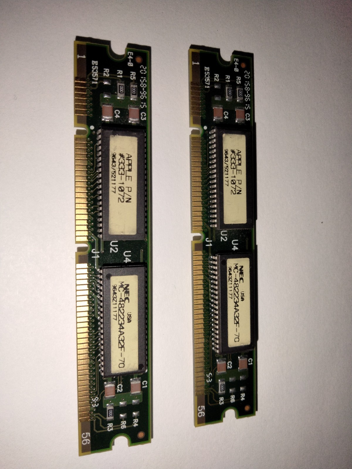 Apple Power Macintosh VRAM Video Memory 1MB 70ns 333-1072 PowerMac 7300 7500 760