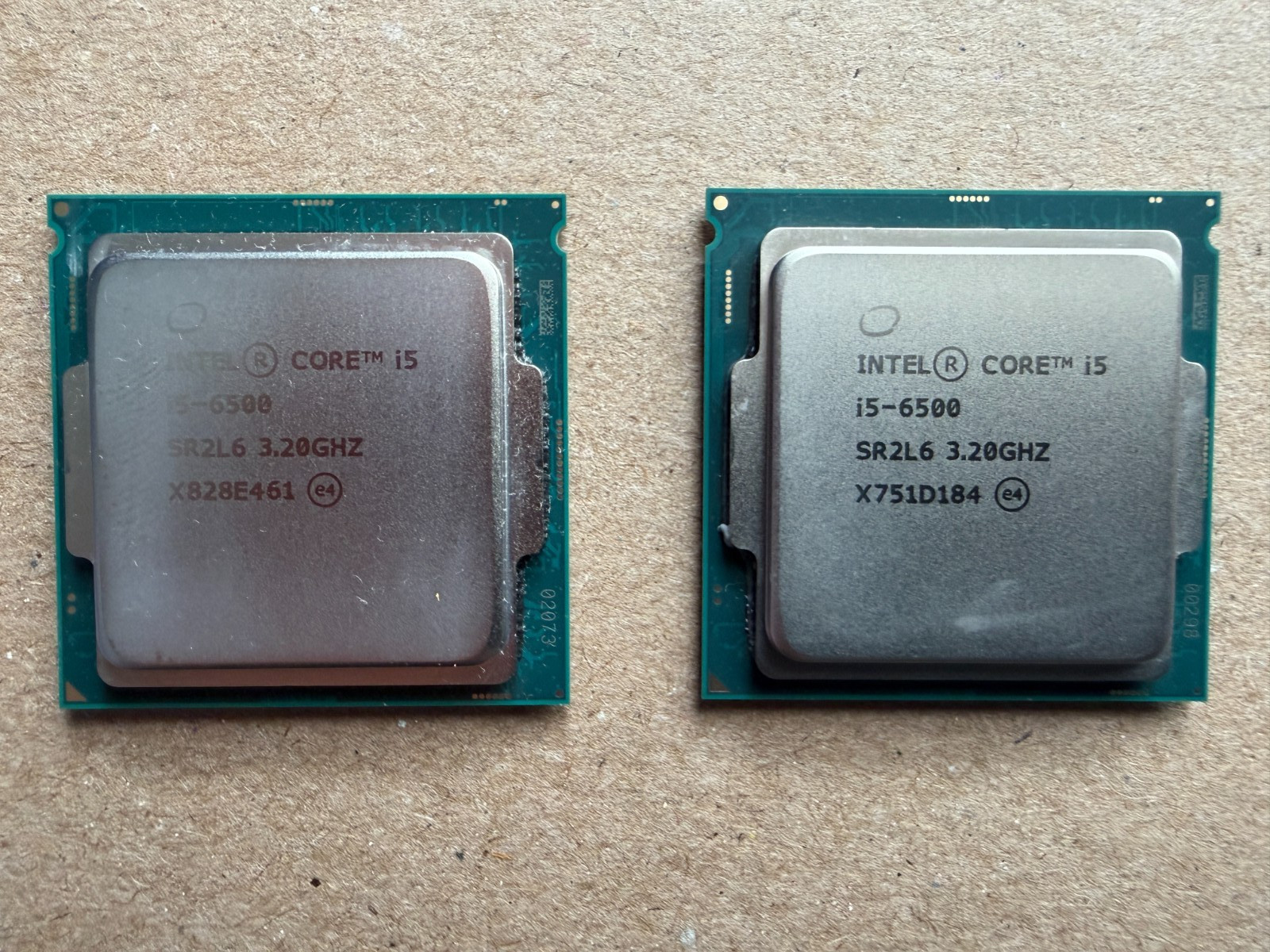 Lot of (2) Intel Core i5-6500 SR2L6 3.2GHz Quad-Core LGA 1151 CPU