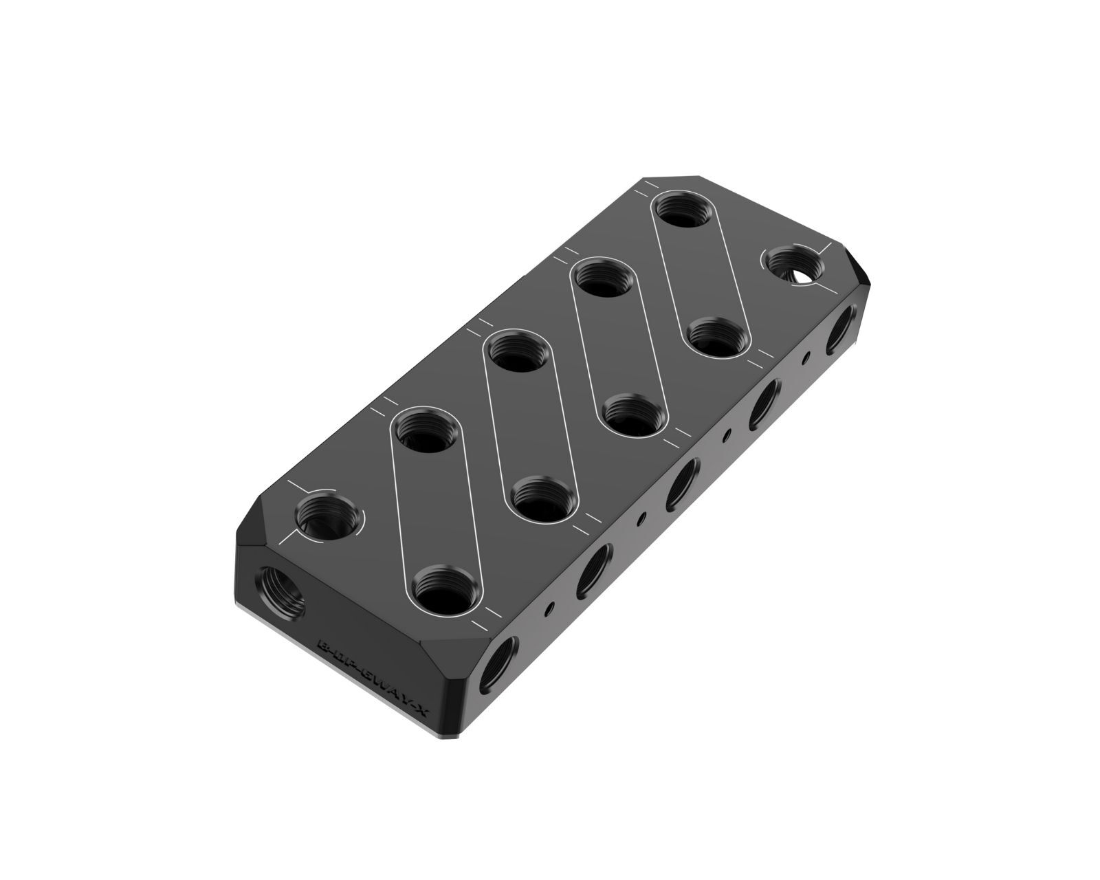 Bykski Versatile POM Fluid Distribution/Routing Block Engineered For 24-Hour …
