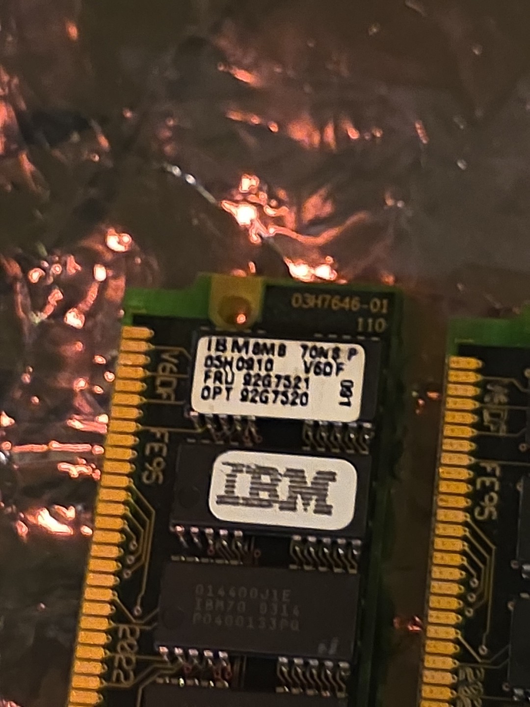 2x 8MB 2Mx40 ECC 72-pin 60ns FPM Parity SIMM Memory 16MB PC RAM Parity IBM #91