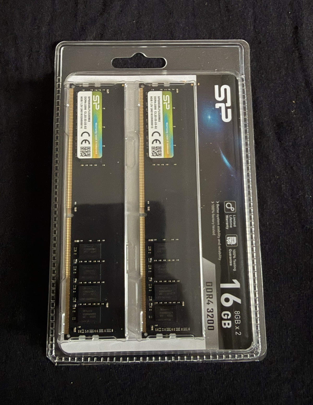 Silicon Power 16GB (2x8GB) DDR4-3200 PC4-25600 288-Pin UDIMM Unbuffered
