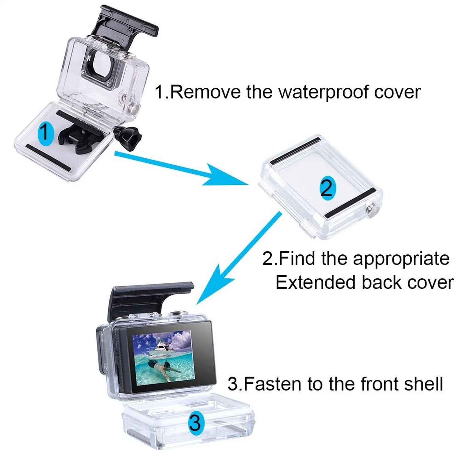 LCD Screen 2.0 Inch LCD BacPac Non-Touch Screen for Gopro Hero 4 Hero …