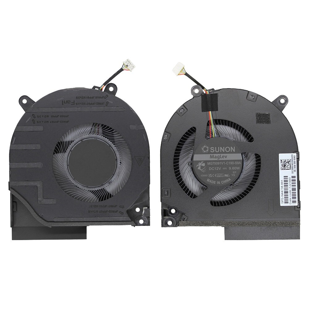 CPU GPU Cooling Fan Replacement N44738-001 For HP Victus 16-R 16-R0073CL Laptop