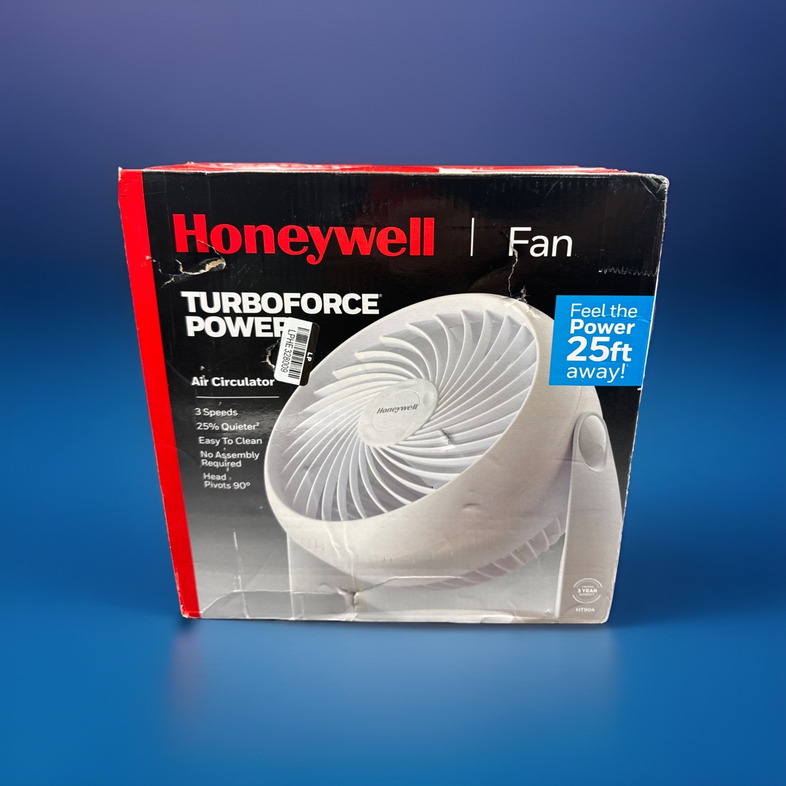 Honeywell – HT-904 – TurboForce Tabletop Air Circulator Fan – White1