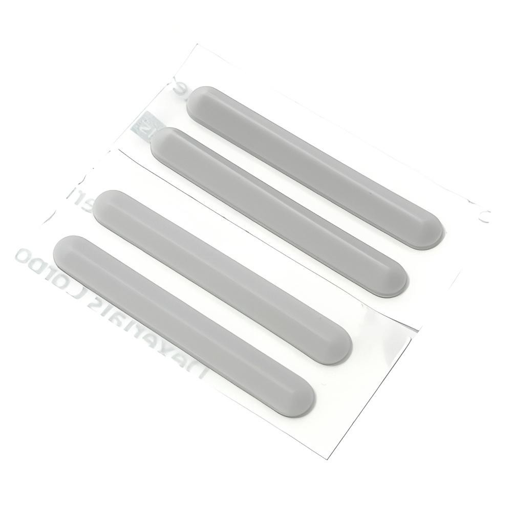 Silver Rubber Bumper Feet Strips pads For HP 15-BS 15-BW 15T-BR 250 255 256 G6 .